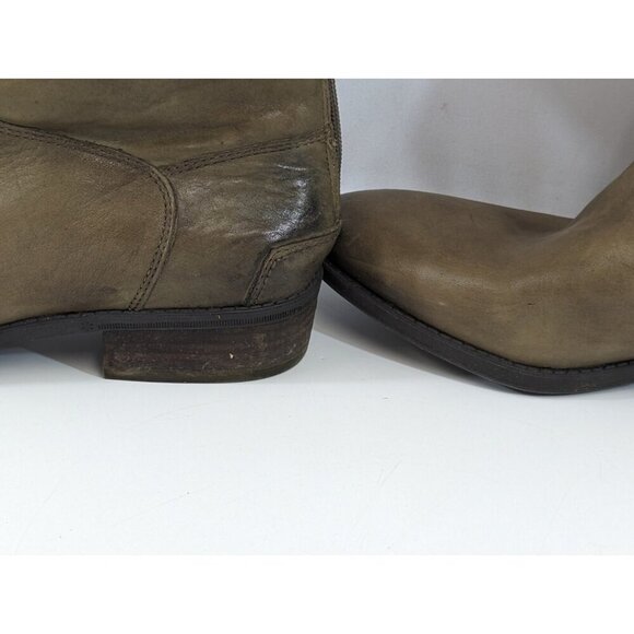Sam Edelman Knee High Leather Boots Zip-Up Low Heel Women's US Size 9.5 - Picture 9 of 16